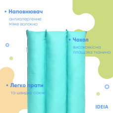 Подушка-трансформер для подорожей ТМ IDEIA 40х60х10 см м'ята багатоцільова антиалергенна