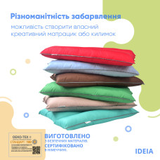 Подушка-трансформер для подорожей ТМ IDEIA 40х60х10 см м'ята багатоцільова антиалергенна