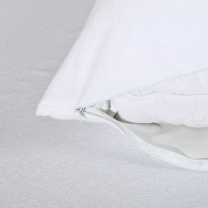 Наволочка чохол захисна непромокальня 50х70 см Аква Стоп IDEIA трикотажна махрова водонепроникна бавовна з блискавкою