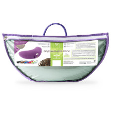 Подушка для йоги та медитації 46х25х10 см IDEIA болстер з гречаним лушпинням гречане лушпиння гречка м'ята