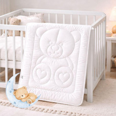 Набір дитячий для сну в ліжечко PAPAELLA ковдра 100х135 см та подушка 40х60 см антиалергенна зимова