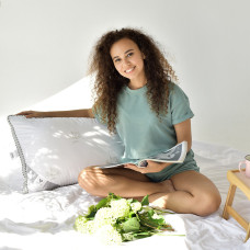 Подушка Classica Soft 3D 50х70 см IDEIA трикамерна штучний пух антиалергенна біла м'яка