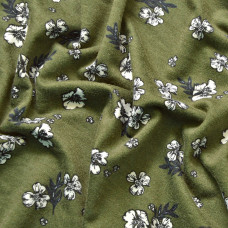 Тканина Трикотаж Спорт V-6/1 квітка хакі