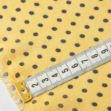 Тканина Шифон Горохи асорти дрібні диня