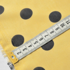 Тканина Шифон Горохи асорті великі диня