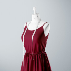 Тканина плательна штапель твіл вишня