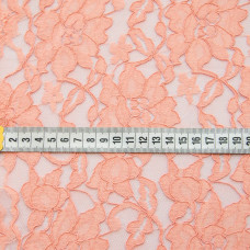 Тканина Гіпюр Індонезія ніжний персик