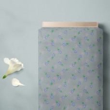 Тканина батист Digital принт Віола 1 лавр