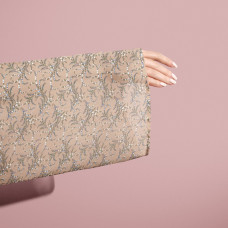 Тканина шифон креп гілочка беж