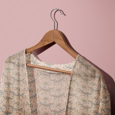 Тканина шифон креп гілочка беж