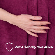 Тканина портьєрна однотонна Фонлук Сюїта V-17 фуксія