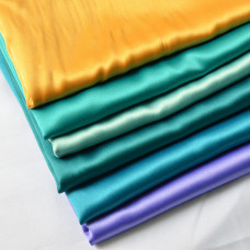 Тканина тафта стрейч Double т/синя