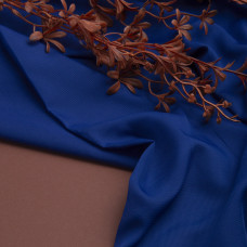 Тканина шифон Мульті 80 гр/м2 150 см напівпрозора, легка, повітряна для суконь, блузок та аксесуарів т/синій