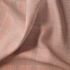 Тканина костюмна Tomas Brandt клітинка коричнева