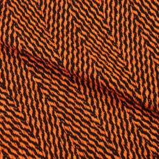 Тканина пальтова Олена помаранч рогожка вовна