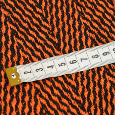 Тканина пальтова Олена помаранч рогожка вовна