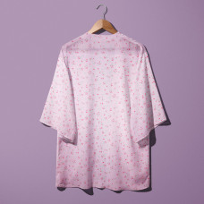 Тканина шифон принт Веста рожевий