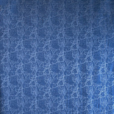Тканина портьєрна жакардова Павутина V-30476 синя