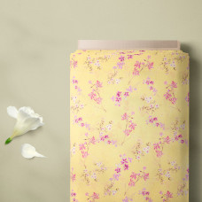 Тканина батист Digital принт Віолетта банан