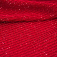 Тканина трикотаж Смуга з металіком V-1/10 гранат