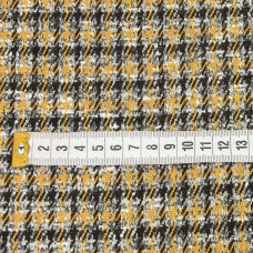 Тканина трикотаж жакард Леонсія V-8/1 гірчиця/чорний