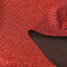 Тканина трикотаж блиск сітка червона