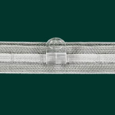 Тасьма для римської штори 1,8 см з прорізом для вставки стрижнів, 1 лінія кишень, з тунелем