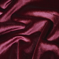 Тканина оксамит двосторонній бордо
