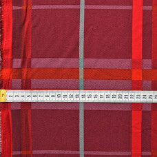 Тканина плательна Мосс креп пл 132 V-5/1 квадро бордо