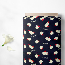 Тканина плательна штапель Бренді Apple темно синій