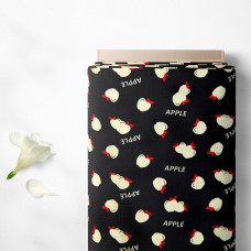 Тканина плательна штапель Бренді Apple чорний
