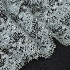 Тканина гіпюр Красуня сірий