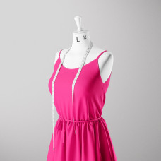 Тканина плательна штапель твіл V-15 малина