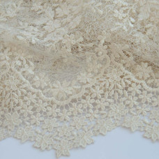 Тканина гіпюр Іоланта беж
