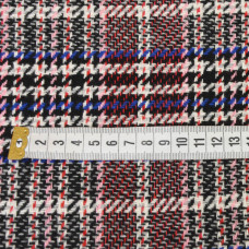 Тканина пальтова Гледіс Клітка бордо