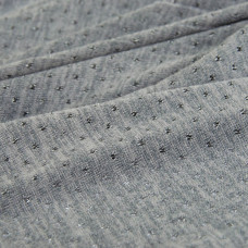 Тканина трикотаж Ангора металік сірий