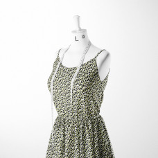 Тканина плательна Super soft Digital принт акцент олива