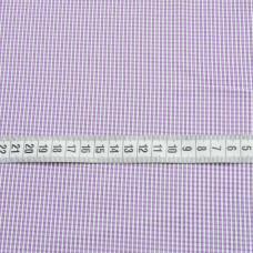 Тканина сорочкова клітка колосок/фіолет