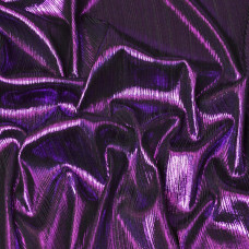 Тканина трикотаж фойл Сяйво фіолет/чорний