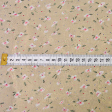 Тканина шифон долина крем