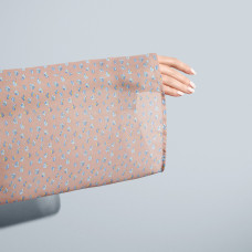 Тканина шифон креп флора капучіно