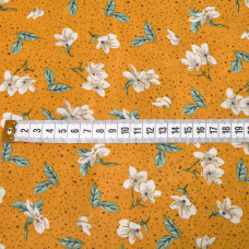 Тканина шифон галявина гірчиця