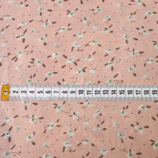 Тканина шифон долина персик