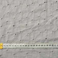 Тканина батист прошва Ірма сірий