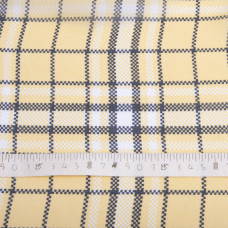 Тканина шифон принт клітина жовта