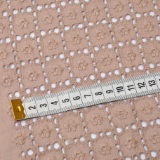 Тканина батист прошва беж