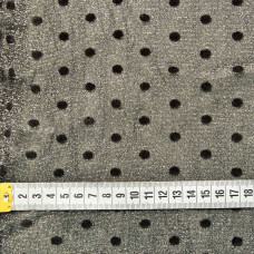 Тканина сітка металік з флоком горох