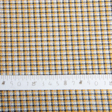 Тканина костюмна Клітка металік V-1/3 гірчиця/чорна