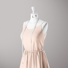 Тканина плательна штапель стрейч Верона ваніль