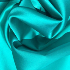 Тканина костюмна атласна Scarlett т/бірюза